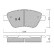 Brake Pad Set, disc brake PA-0248AF Japanparts, Thumbnail 2