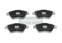 Brake Pad Set, disc brake PA-0248AF Japanparts