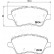 Brake Pad Set, disc brake PA-0301AF Japanparts, Thumbnail 2