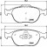 Brake Pad Set, disc brake PA-0307AF Japanparts, Thumbnail 2