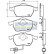 Brake Pad Set, disc brake PA-0313AF Japanparts, Thumbnail 2