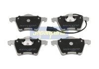 Brake Pad Set, disc brake PA-0314AF Japanparts