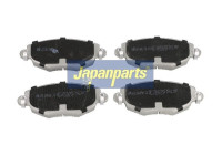 Brake Pad Set, disc brake PA-0318AF Japanparts