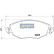 Brake Pad Set, disc brake PA-0318AF Japanparts, Thumbnail 2