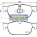 Brake Pad Set, disc brake PA-0333AF Japanparts, Thumbnail 2