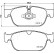 Brake Pad Set, disc brake PA-0333AF Japanparts, Thumbnail 2