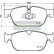 Brake Pad Set, disc brake PA-0333AF Japanparts, Thumbnail 2