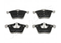 Brake Pad Set, disc brake PA-0341AF Japanparts