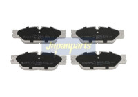 Brake Pad Set, disc brake PA-0345AF Japanparts