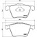 Brake Pad Set, disc brake PA-0349AF Japanparts, Thumbnail 2