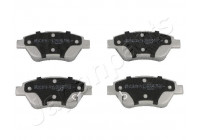 Brake Pad Set, disc brake PA-0400AF Japanparts