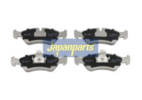 Brake Pad Set, disc brake PA-0402AF Japanparts