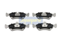 Brake Pad Set, disc brake PA-0402AF Japanparts