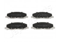 Brake Pad Set, disc brake PA-0405AF Japanparts
