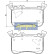 Brake Pad Set, disc brake PA-0504AF Japanparts, Thumbnail 2