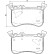 Brake Pad Set, disc brake PA-0504AF Japanparts, Thumbnail 2
