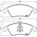 Brake Pad Set, disc brake PA-0513AF Japanparts, Thumbnail 2