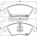 Brake Pad Set, disc brake PA-0513AF Japanparts, Thumbnail 2