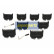 Brake Pad Set, disc brake PA-0514AF Japanparts
