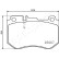 Brake Pad Set, disc brake PA-0515AF Japanparts, Thumbnail 2