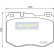 Brake Pad Set, disc brake PA-0516AF Japanparts, Thumbnail 2