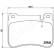 Brake Pad Set, disc brake PA-0519AF Japanparts, Thumbnail 2