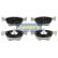 Brake Pad Set, disc brake PA-0520AF Japanparts