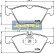Brake Pad Set, disc brake PA-0520AF Japanparts, Thumbnail 2