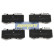 Brake Pad Set, disc brake PA-0522AF Japanparts