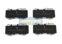 Brake Pad Set, disc brake PA-0522AF Japanparts