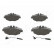 Brake Pad Set, disc brake PA-0524AF Japanparts, Thumbnail 2