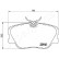 Brake Pad Set, disc brake PA-0525AF Japanparts, Thumbnail 2