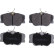 Brake Pad Set, disc brake PA-0525AF Japanparts, Thumbnail 2