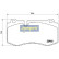 Brake Pad Set, disc brake PA-0527AF Japanparts, Thumbnail 2