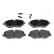 Brake Pad Set, disc brake PA-0538AF Japanparts, Thumbnail 2