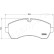 Brake Pad Set, disc brake PA-0539AF Japanparts, Thumbnail 2