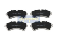 Brake Pad Set, disc brake PA-0539AF Japanparts