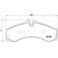Brake Pad Set, disc brake PA-0540AF Japanparts