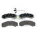 Brake Pad Set, disc brake PA-0540AF Japanparts