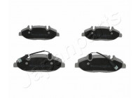 Brake Pad Set, disc brake PA-0546AF Japanparts