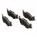 Brake Pad Set, disc brake PA-059AF Japanparts, Thumbnail 2