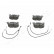 Brake Pad Set, disc brake PA-0602AF Japanparts, Thumbnail 2