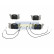 Brake Pad Set, disc brake PA-0602AF Japanparts