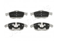 Brake Pad Set, disc brake PA-0603AF Japanparts