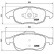 Brake Pad Set, disc brake PA-0603AF Japanparts, Thumbnail 2