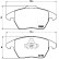 Brake Pad Set, disc brake PA-0610AF Japanparts, Thumbnail 2