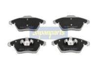 Brake Pad Set, disc brake PA-0610AF Japanparts