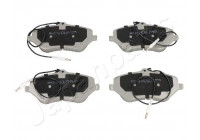 Brake Pad Set, disc brake PA-0619AF Japanparts