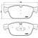 Brake Pad Set, disc brake PA-0620AF Japanparts, Thumbnail 2