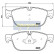 Brake Pad Set, disc brake PA-0620AF Japanparts, Thumbnail 2
